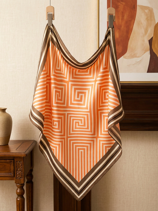 Le Foulard Géométrique