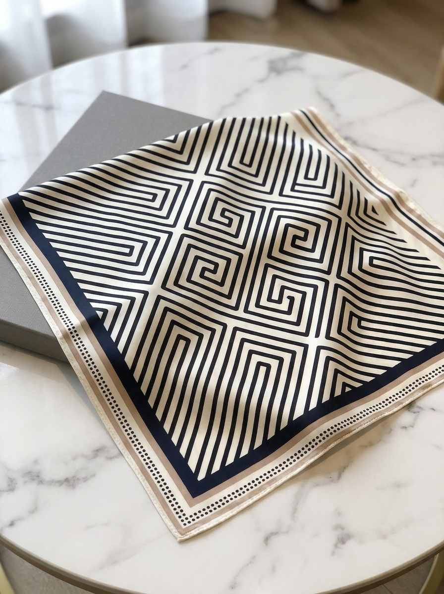 Le Foulard Géométrique