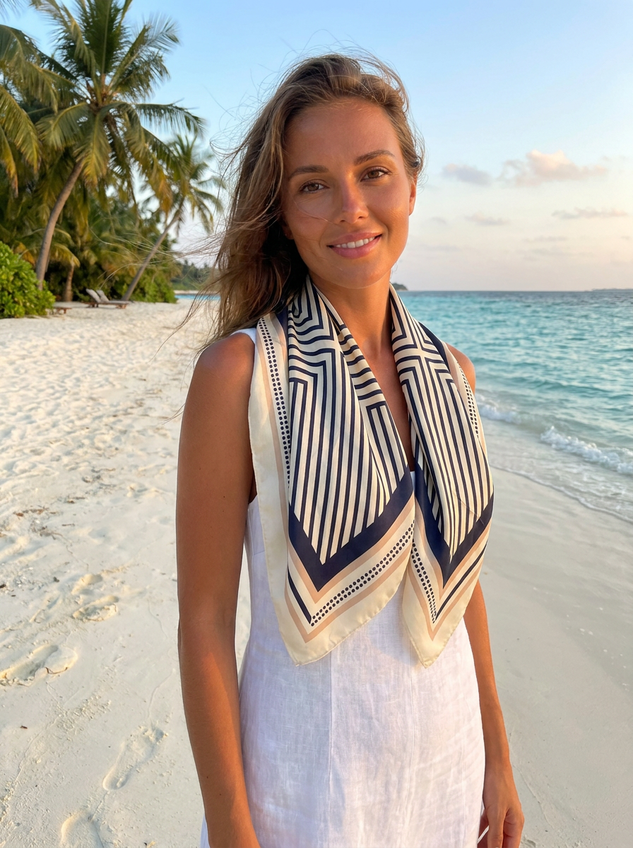 Le Foulard Géométrique