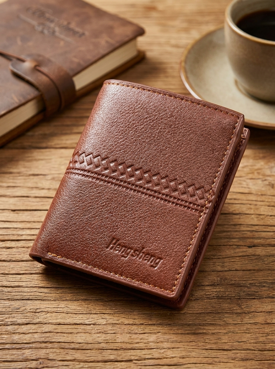 Le portefeuille en cuir